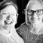 A photo of two women
