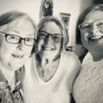 A photo of three women